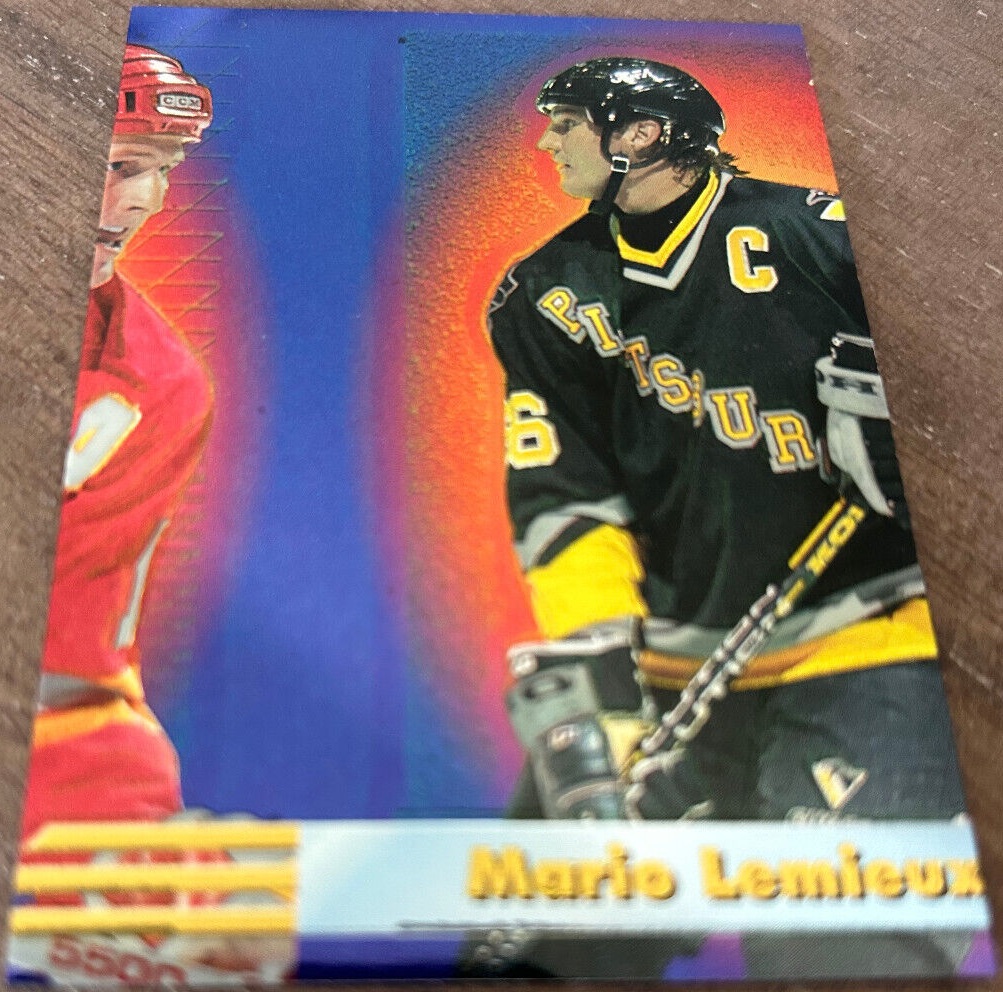 Mario Lemieux Miscut Factory Defect Card